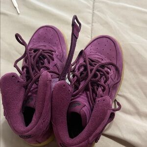 Nike Air Force 1 maroon 3Y